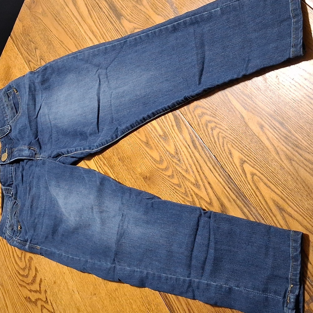DEMOCRACY Jeans Womens 8 BLUE AB SOLUTION DENIM Preowned